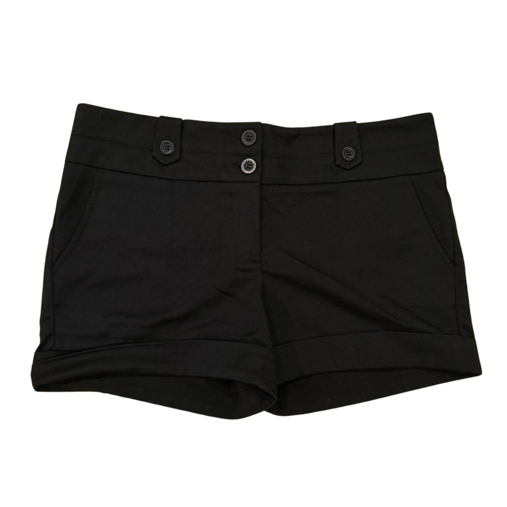 Have & Have Black Cuffed Shorts